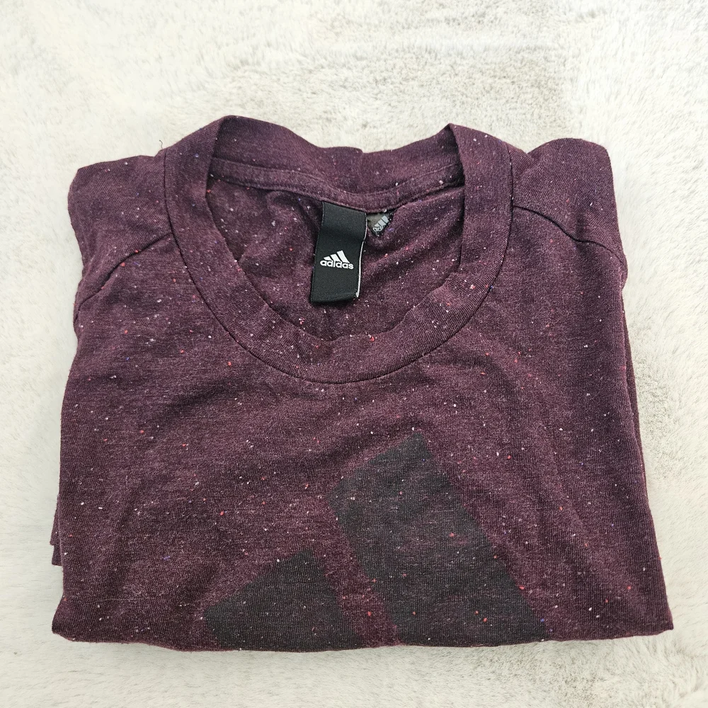 adidas Maroon Sleeveless Muscle Tank with Black Logo - Picture 6 of 6